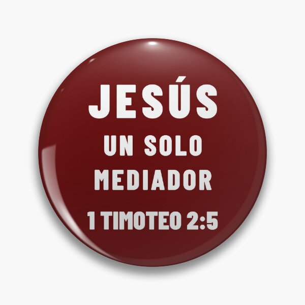 Item preview, 1 Timothy 2:5 Jesus Only Mediator Spanish Bible Verse designed and sold by NombresDeJesus.