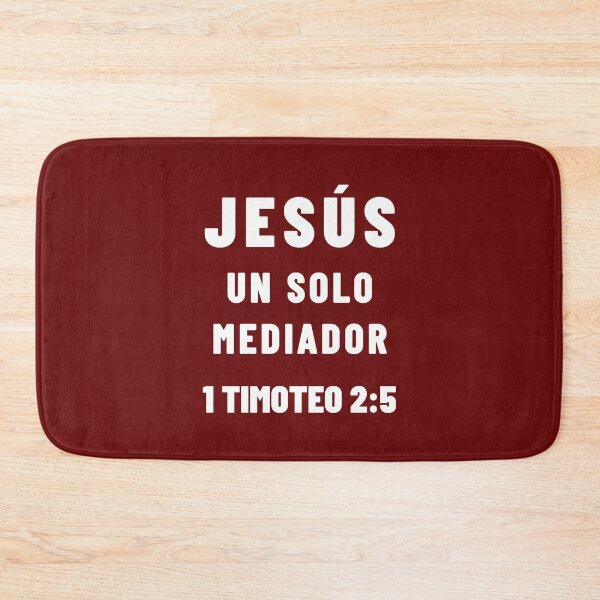 Item preview, 1 Timothy 2:5 Jesus Only Mediator Spanish Bible Verse designed and sold by NombresDeJesus.
