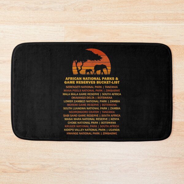 Item preview, African Safari Bucket List Sunset Elephants Serengeti designed and sold by d247.