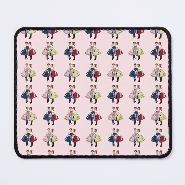 Item preview, Girls of Velke Pavlovice / Holky z Velke Pavlovic on pink, Czech folklore, Moravian folklore,  designed and sold by Folkiestore.