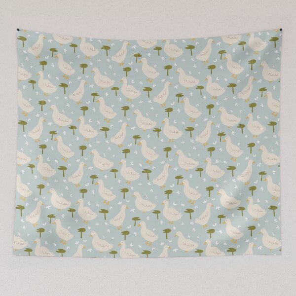 Item preview, Village Duck Pond - Duck Egg Blue Palette  designed and sold by RosalieReeves.