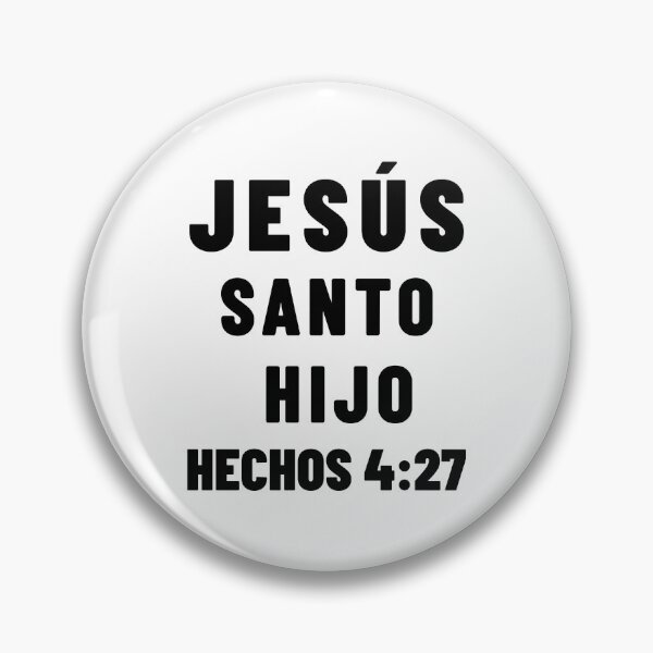 Item preview, Acts 4:27 Jesus Holy Child Son Spanish Bible Verse designed and sold by NombresDeJesus.