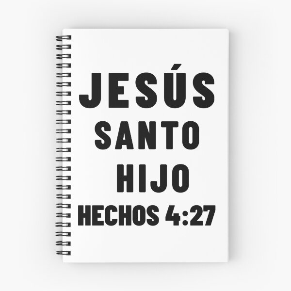 Item preview, Acts 4:27 Jesus Holy Child Son Spanish Bible Verse designed and sold by NombresDeJesus.