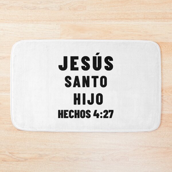 Item preview, Acts 4:27 Jesus Holy Child Son Spanish Bible Verse designed and sold by NombresDeJesus.