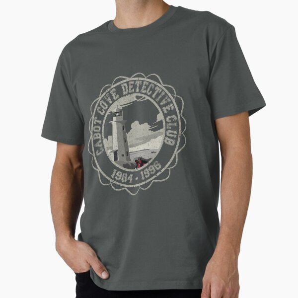 Item preview, Cabot Cove Light house Sinister murder mystery club designed and sold by boec gear.