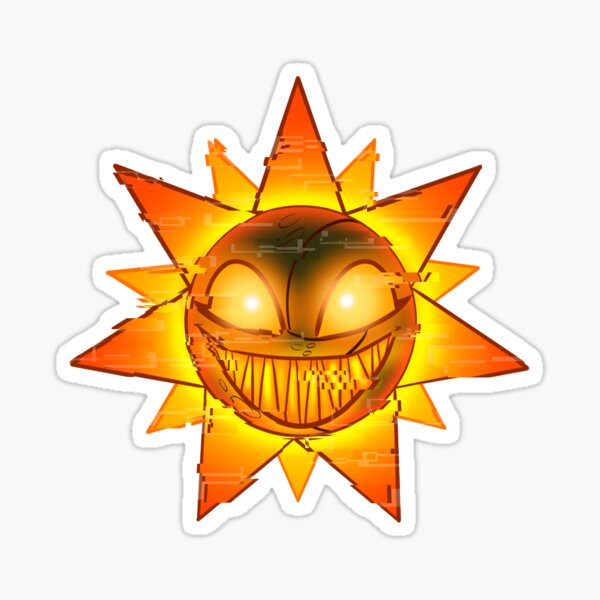 Sun & Moon Animatronics Sticker for Sale by MtnDew3301