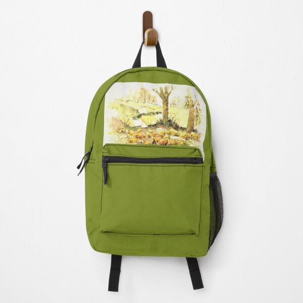 Item preview, Flock Of Sheep Grazing Under Shade Trees Out In The Country designed and sold by DonSylvester.