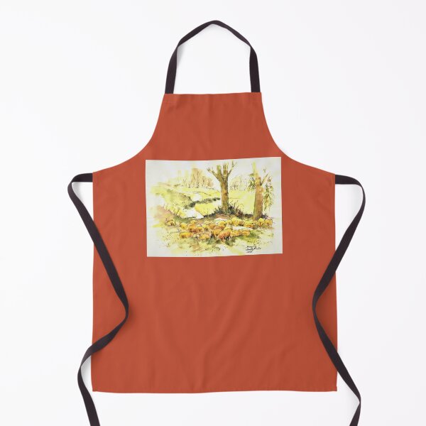 Item preview, Flock Of Sheep Grazing Under Shade Trees Out In The Country designed and sold by DonSylvester.