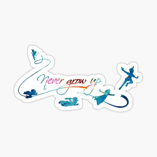 Item preview, never grow up designed and sold by KristoBones.