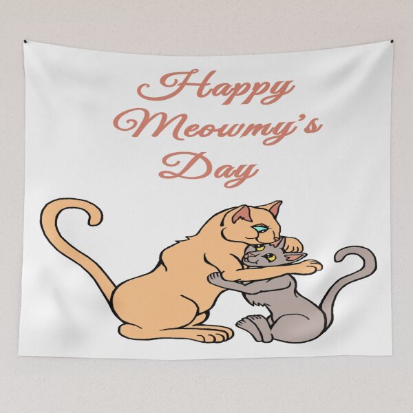 Item preview, Happy Meowmy's Day Cats designed and sold by Deborah Camp.