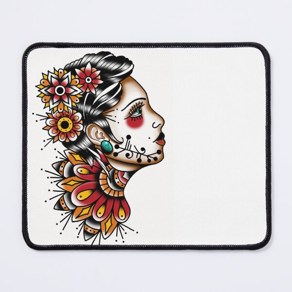 Item preview, Fkj tattoo flash girl designed and sold by franckfkj.