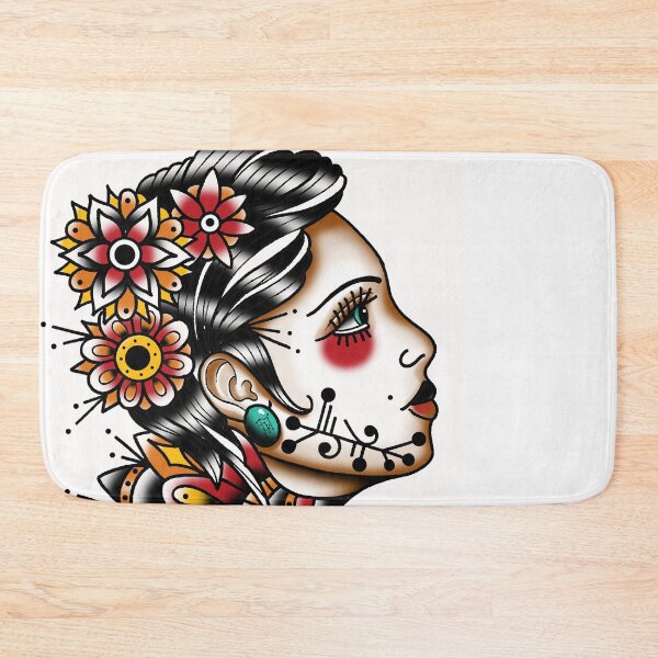 Item preview, Fkj tattoo flash girl designed and sold by franckfkj.