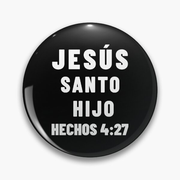 Item preview, Acts 4:27 Jesus Holy Child Son Spanish Bible Verse designed and sold by NombresDeJesus.