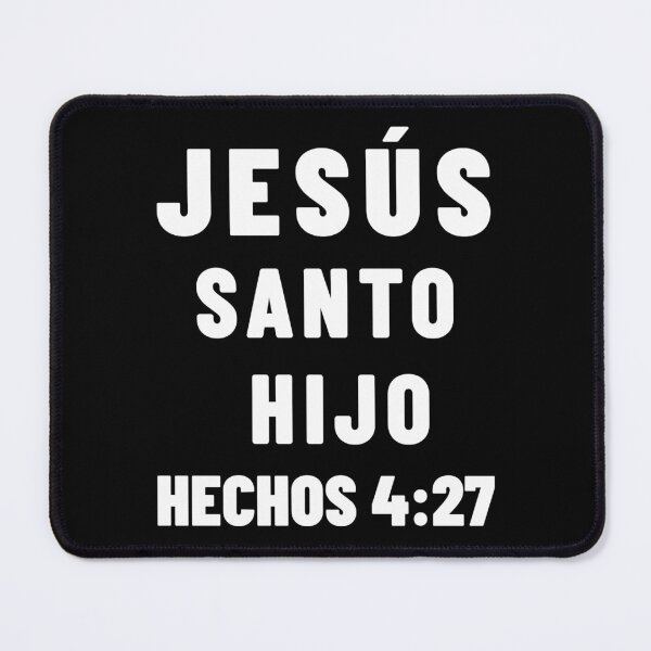 Item preview, Acts 4:27 Jesus Holy Child Son Spanish Bible Verse designed and sold by NombresDeJesus.