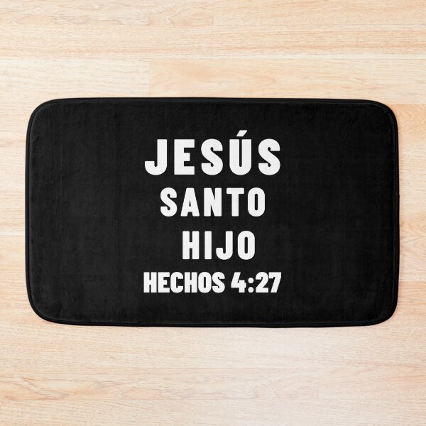 Item preview, Acts 4:27 Jesus Holy Child Son Spanish Bible Verse designed and sold by NombresDeJesus.