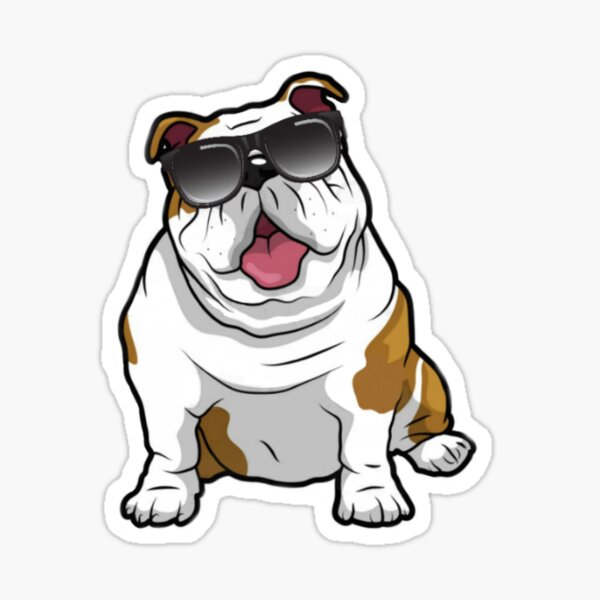 Item preview, Cool Bulldog with Sunglasses designed and sold by adymyandme.