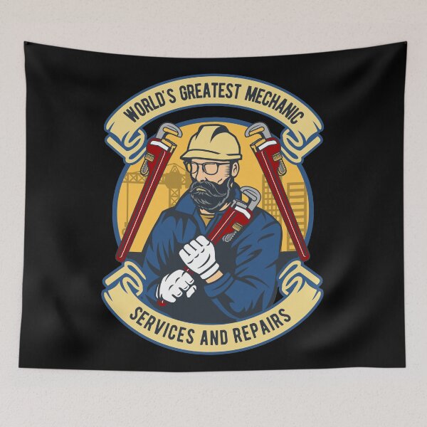 Item preview, World's Greatest Mechanic, Services & Repairs designed and sold by Sunnyhova.