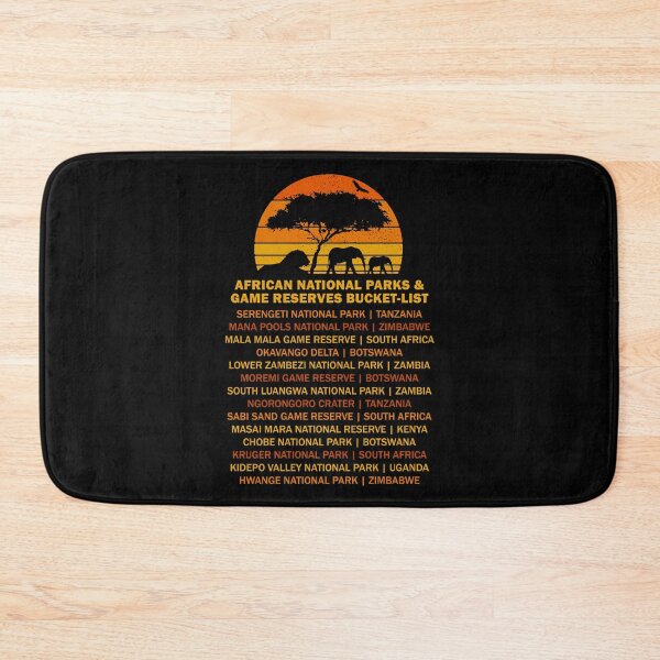 Item preview, African Safari Bucket List Sunset Lion Elephant Serengeti designed and sold by d247.