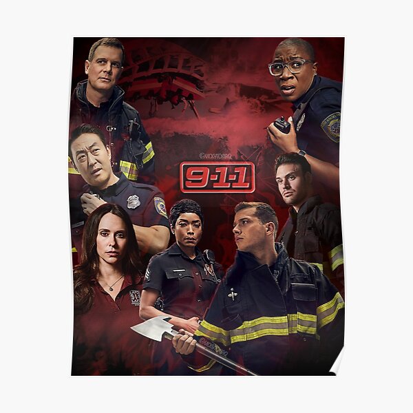 9-1-1 - Red Glare Poster