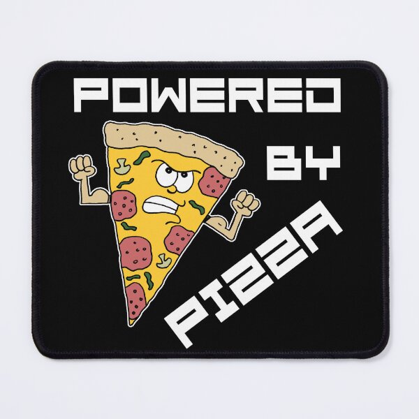 Item preview, Powered By Pizza Cartoon Funny designed and sold by jaycartoonist.