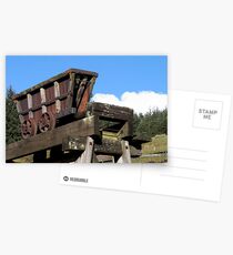 Lead mine truck at Kilhope lead mining museum Weardale Postcards