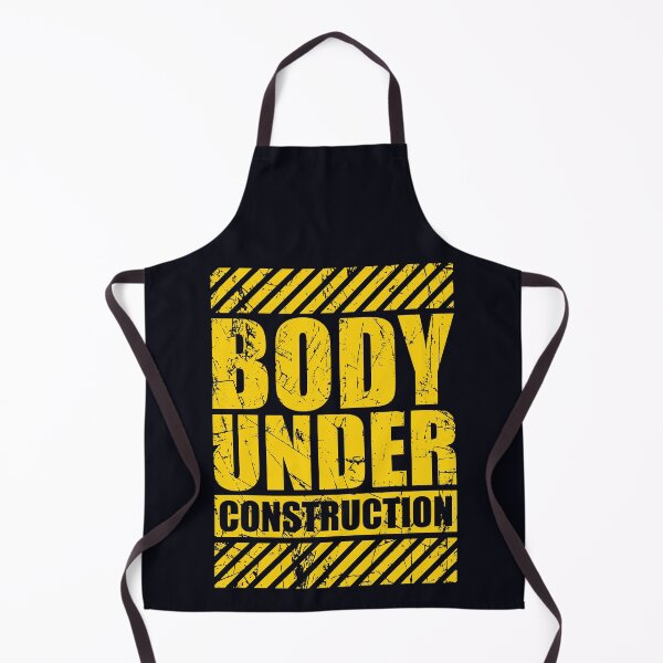 Item preview, Body under construction. Body building workout quote designed and sold by SweetLog.