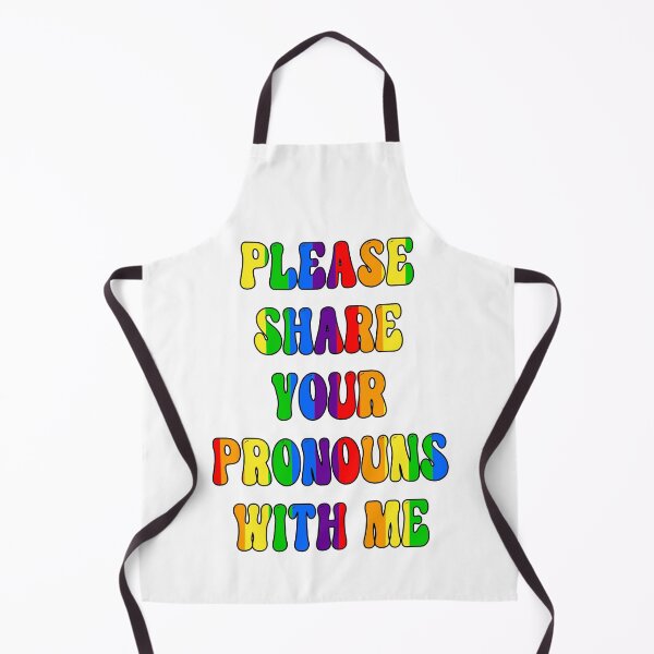 Item preview, Please Share Your Pronouns With Me designed and sold by TheButtonCrew.