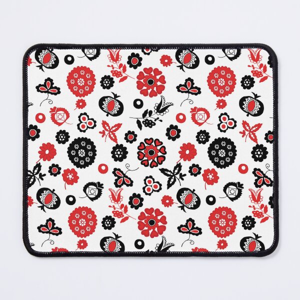 Item preview, Slovacko shirt embroidery, red, black and white, Large print designed and sold by Folkiestore.