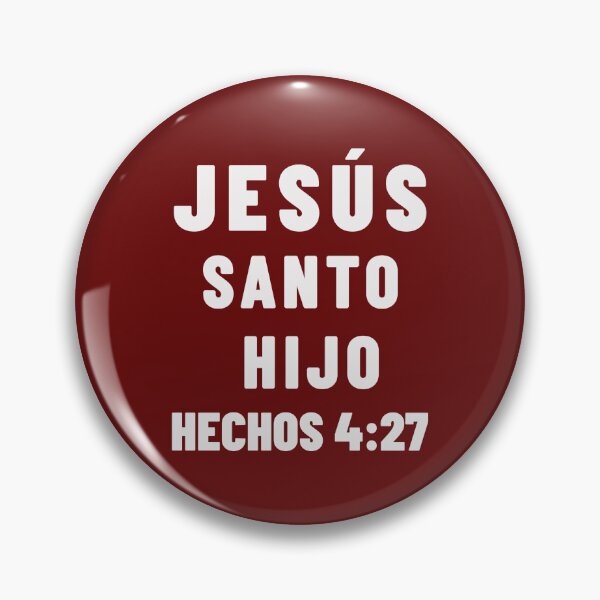 Item preview, Acts 4:27 Jesus Holy Child Son Spanish Bible Verse designed and sold by NombresDeJesus.
