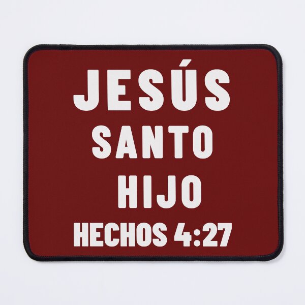 Item preview, Acts 4:27 Jesus Holy Child Son Spanish Bible Verse designed and sold by NombresDeJesus.