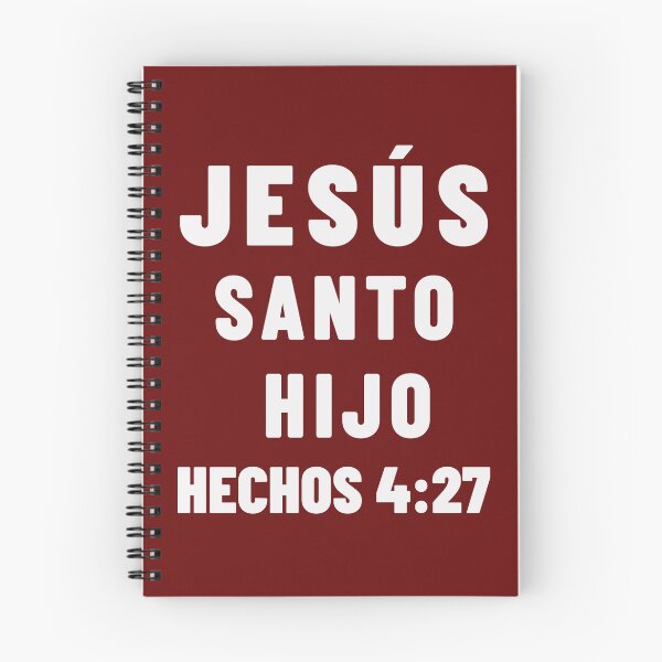 Item preview, Acts 4:27 Jesus Holy Child Son Spanish Bible Verse designed and sold by NombresDeJesus.