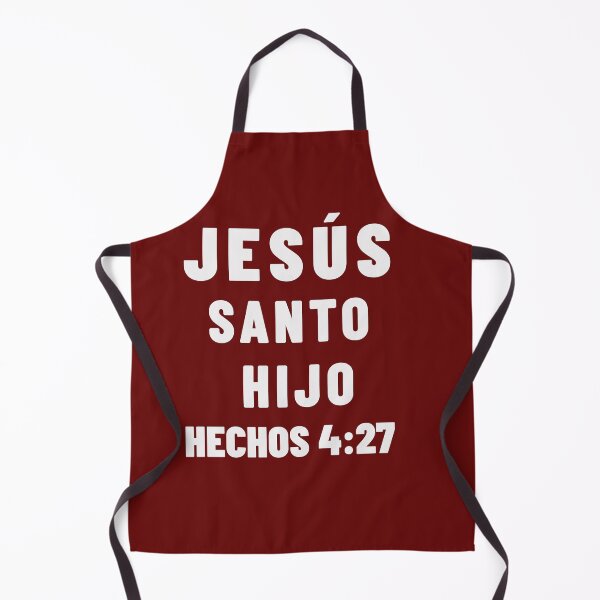 Item preview, Acts 4:27 Jesus Holy Child Son Spanish Bible Verse designed and sold by NombresDeJesus.
