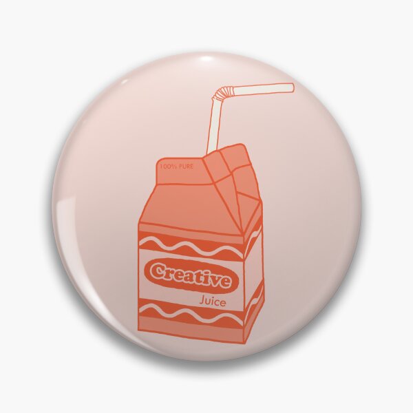 Item preview, Creative Juice 100% Pure in Peach and Orange designed and sold by thefunkyzen.