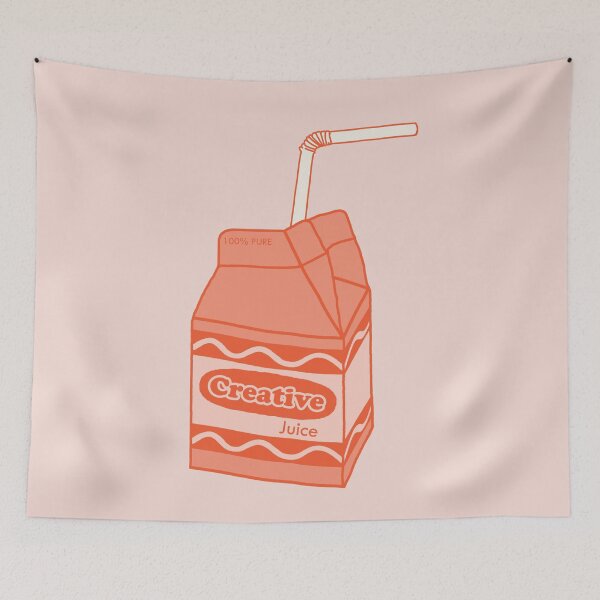 Item preview, Creative Juice 100% Pure in Peach and Orange designed and sold by thefunkyzen.