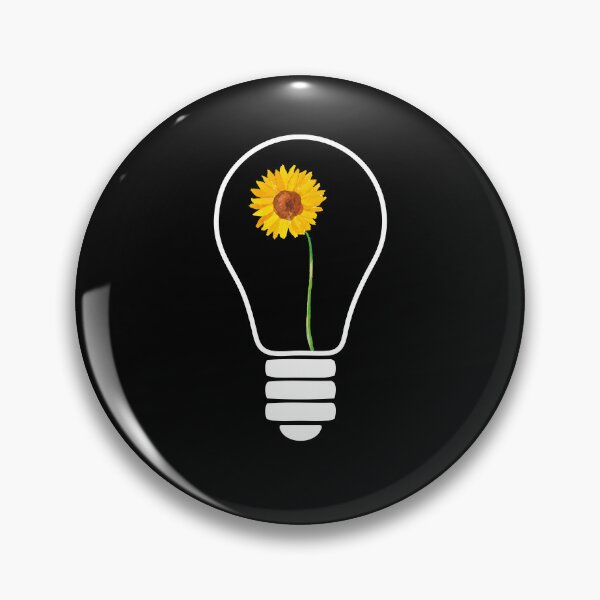Item preview, Light Bulb With Yellow Flowers designed and sold by EIMgraphic.