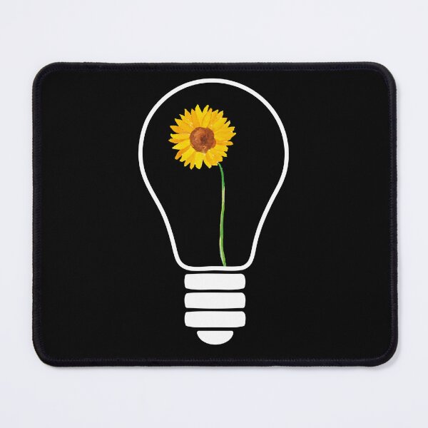 Item preview, Light Bulb With Yellow Flowers designed and sold by EIMgraphic.