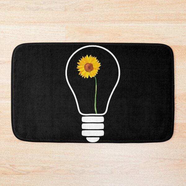 Item preview, Light Bulb With Yellow Flowers designed and sold by EIMgraphic.