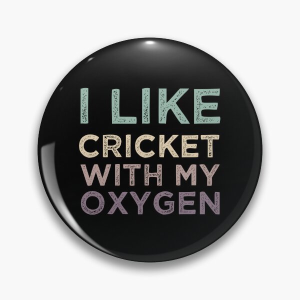 Item preview, I Like Cricket With My Oxygen designed and sold by medbdj.