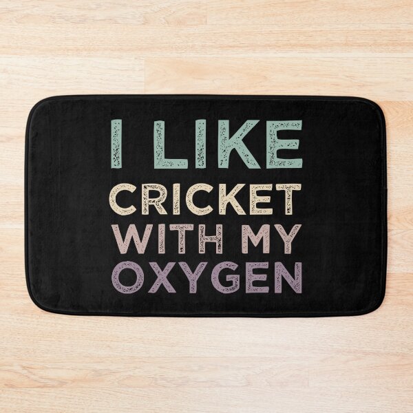 Item preview, I Like Cricket With My Oxygen designed and sold by medbdj.