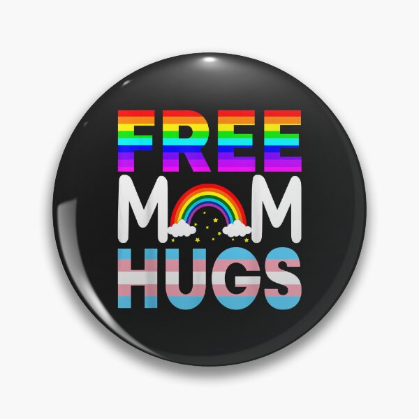 Item preview, Camiseta de abrazos de mamá gratis Rainbow LGBT Lesbian Gay Pride Month designed and sold by JeffreyMCombs.