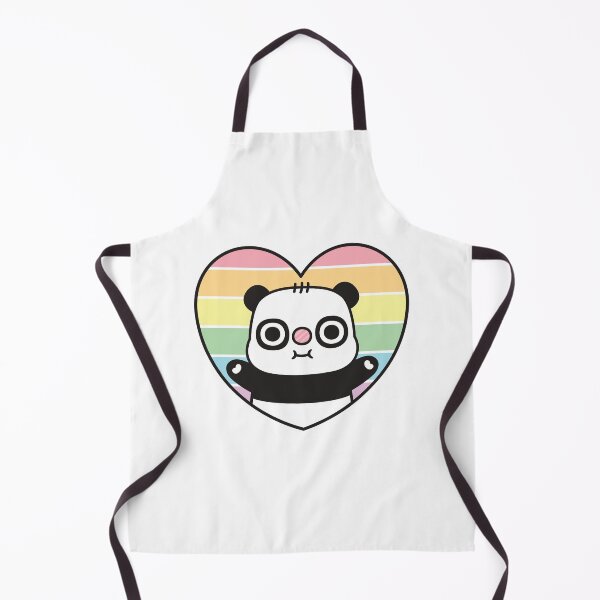 Item preview, Cute Panda Bear Rainbow Heart Subtle Pride designed and sold by SenkinGraphics.