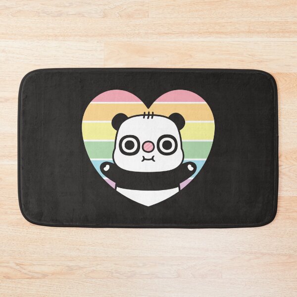 Item preview, Cute Panda Bear Rainbow Heart Subtle Pride designed and sold by SenkinGraphics.