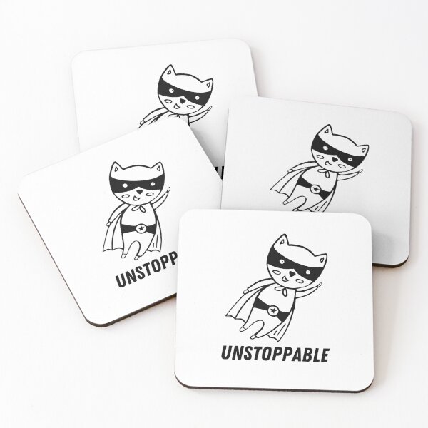 Item preview, Unstoppable Superhero Cat designed and sold by CherieTree.