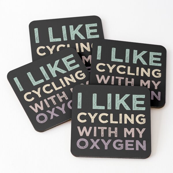 Item preview, I Like Cycling With My Oxygen designed and sold by medbdj.
