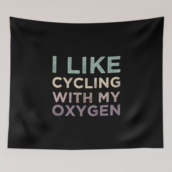 Item preview, I Like Cycling With My Oxygen designed and sold by medbdj.