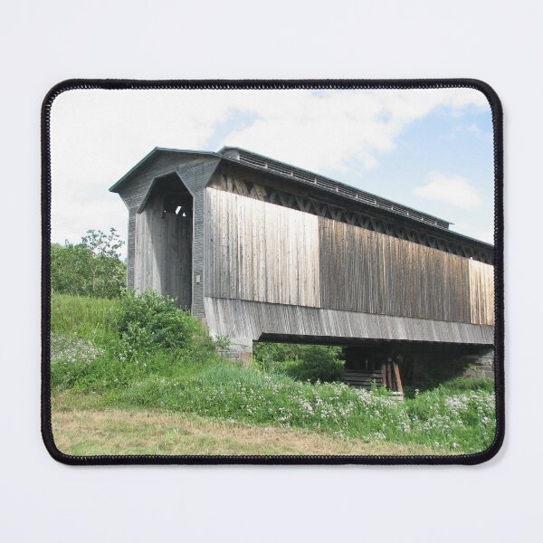 Item preview, Fisher Railroad Covered Bridge Wolcott, Vermont designed and sold by gotucoveredart.