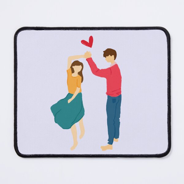 Item preview, Dancing cute couple Illustration designed and sold by Cosmodoody.