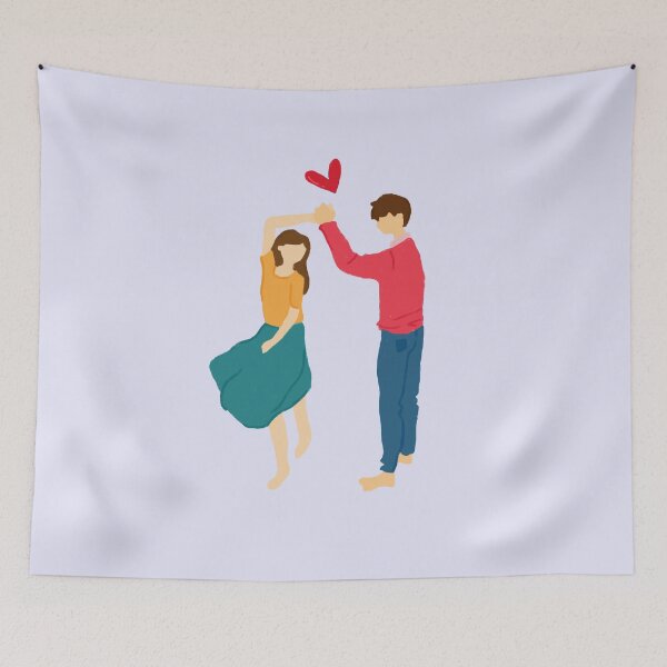 Item preview, Dancing cute couple Illustration designed and sold by Cosmodoody.