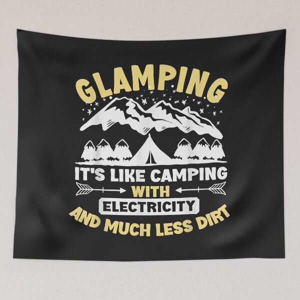 Item preview, Glamping Definition Glamper Women Men Wine Funny Camping designed and sold by JeffreyMCombs.