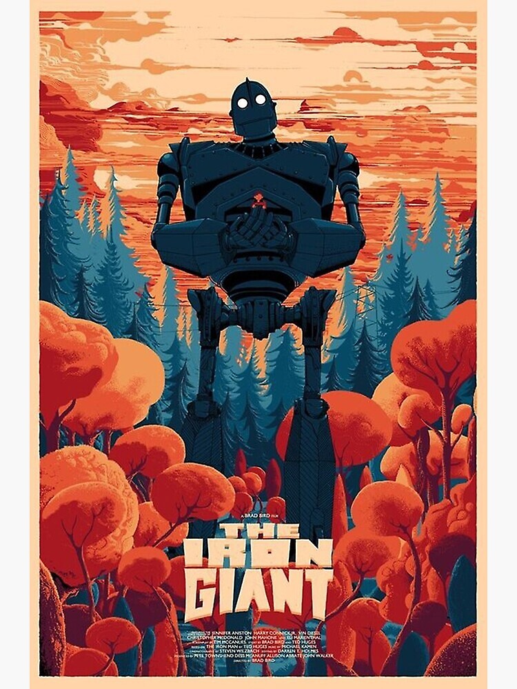 Disover Iron Giant Movie Premium Matte Vertical Poster